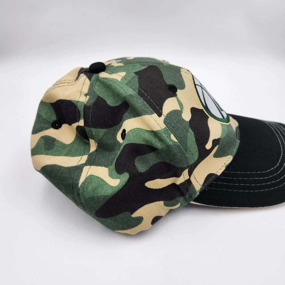 Milwaukee Bucks Hat Sky High Camo Fear The Deer‎ NBA Basketball Adjustable BMO